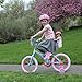 White Doll Bike Seat with Decorate Yourself Stickers for 18 inch Dolls