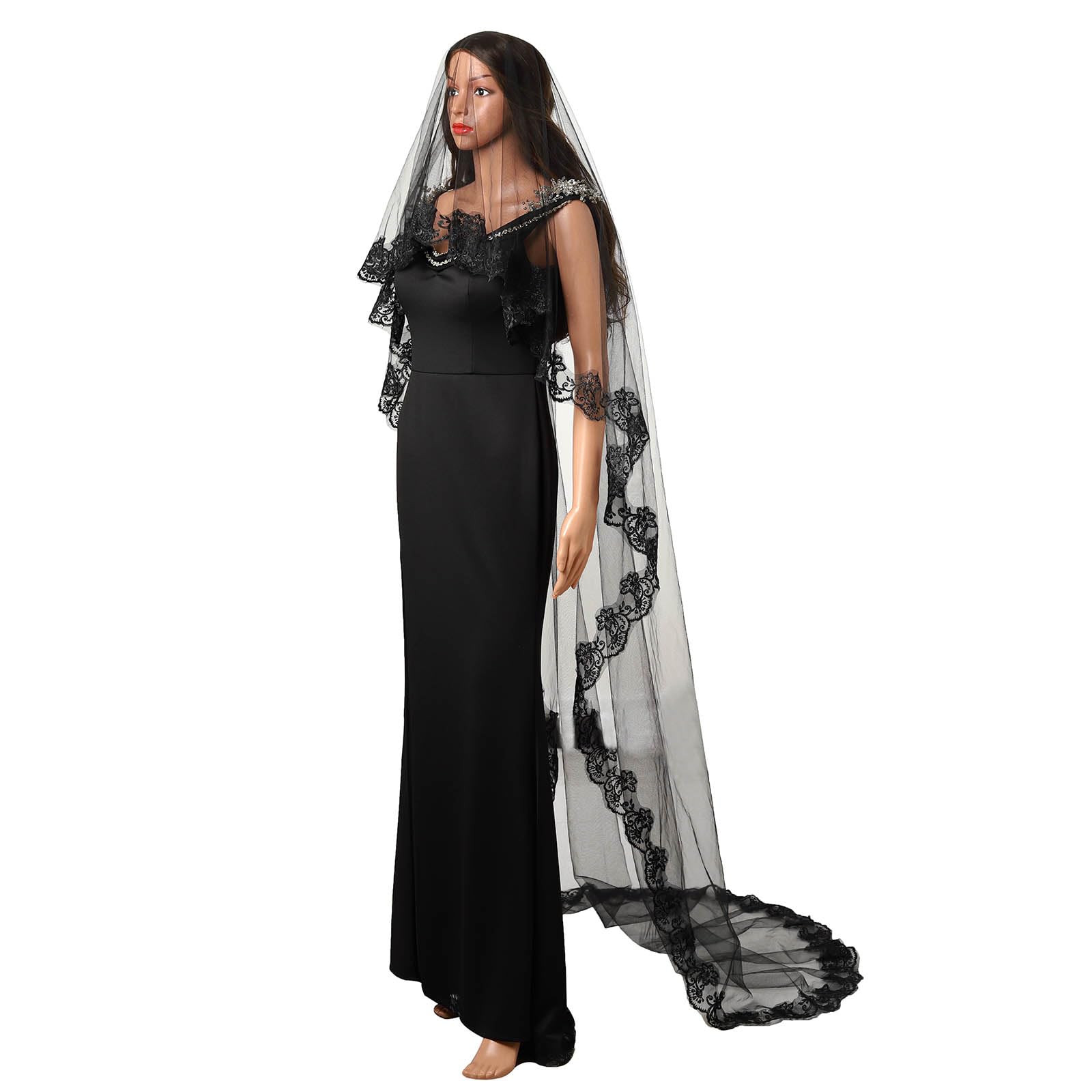 Black Veil Brides Wedding Veil Funeral Veils Corpse Bride Costume