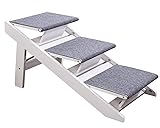 PAWLAND 2-in-1 Portable Folding Pet Stairs for