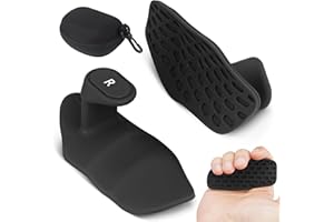 WMBZXH Anti-Slip Weight Grip, Ergonomic Silicone Workout Grips, Gym Grips for Weight Lifting, Gym, Training, Pull-Ups, Dumbbells and Barbells, for Women Men (Black)