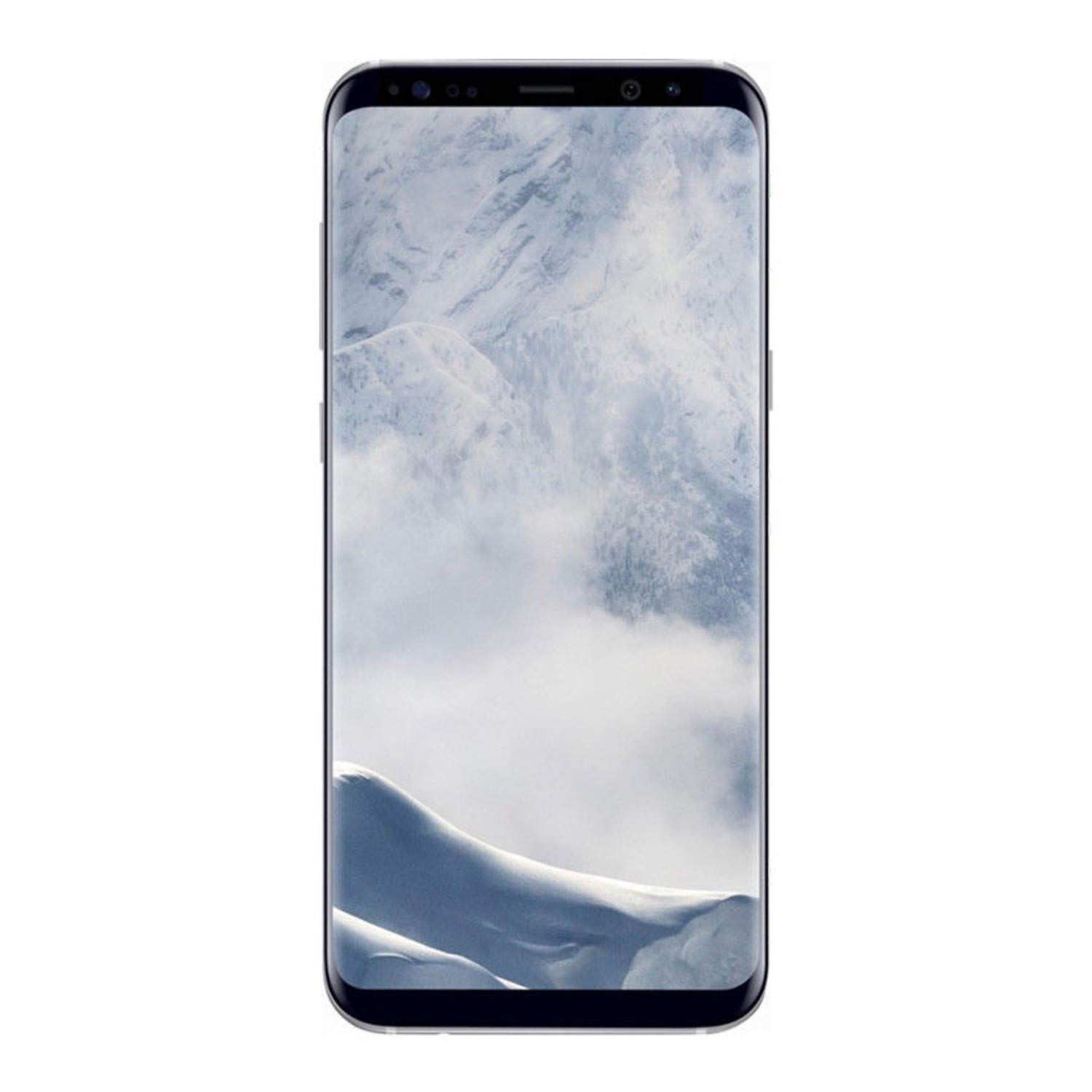 Samsung Galaxy S8+, 64GB, Arctic Silver - Fully Unlocked (Renewed)