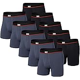 SAXX Underwear Co. Men's Underwear With Pouch Non-Stop Stretch Cotton Boxer Brief Fly 10 Pack