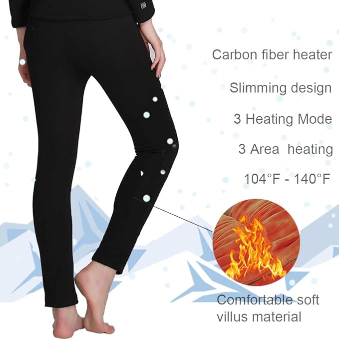 electric heated long johns