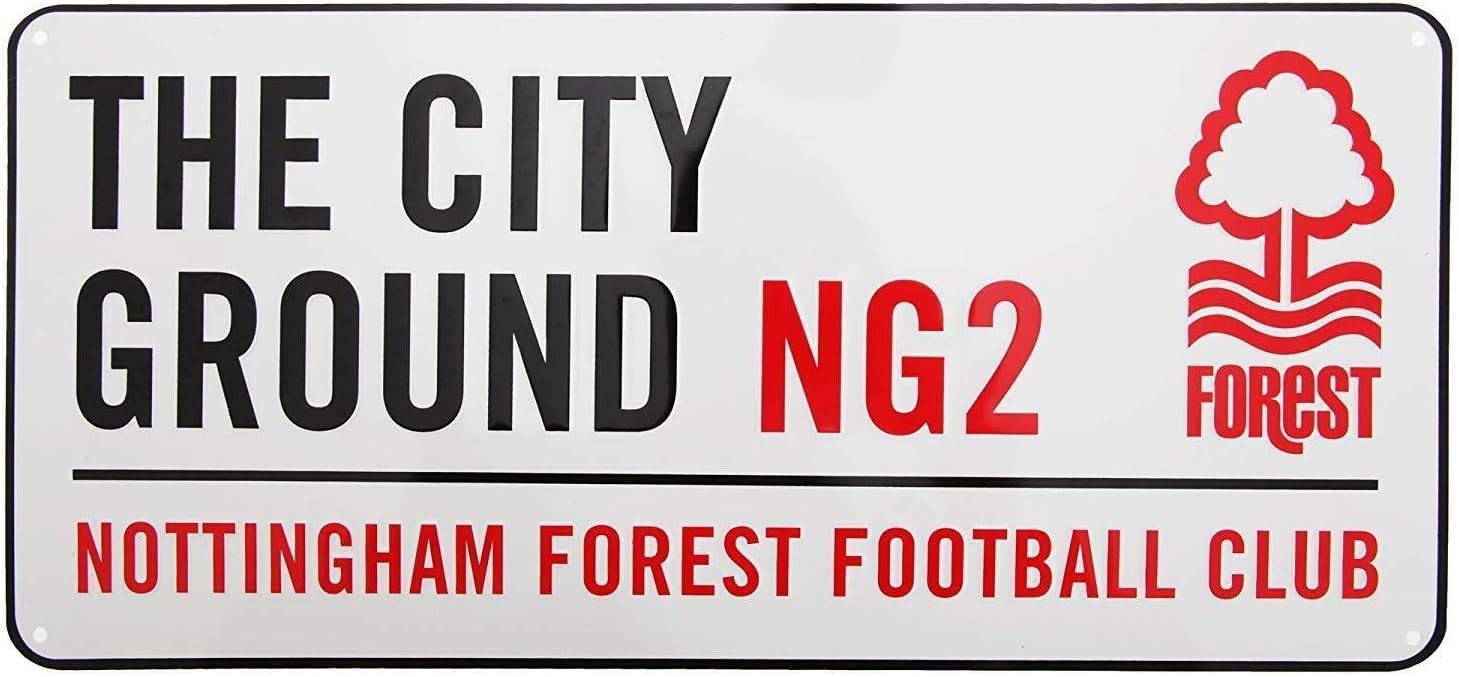 EpochSign Nottingham Forest Fc Football Gift Street Sign Street Sign 8X12 inches, #P908