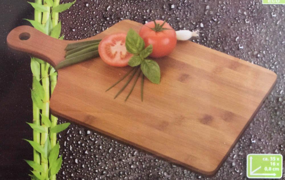 Bamboo Paddle board chopping and cheese board - Traditional design