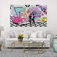 50 S Theme Party Decorations Rock And Roll Party Backdrop Party