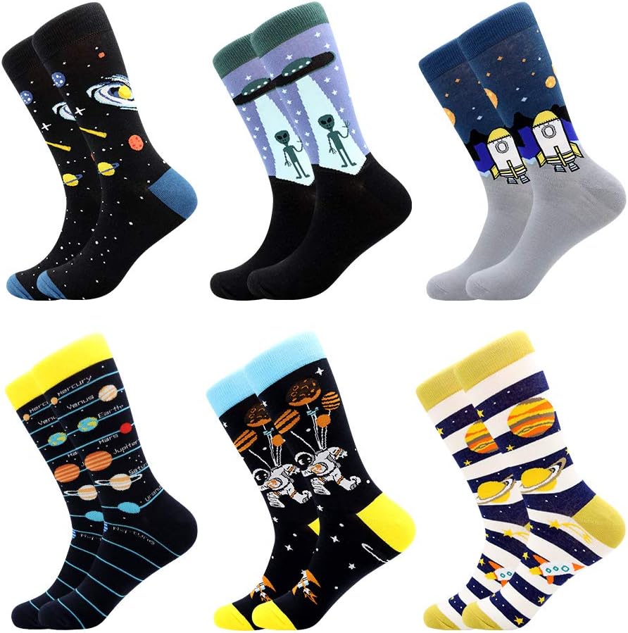 Grappige Kleurrijke Sokken voor Mannen Vrolijke Kousen voor Mannen Sokken Gekke Modieuze