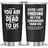 Coworker Leaving Gifts, You Are Dead To Us 20 oz Tumbler, Going Away Gift For Coworker Leaving For New Job - Funny Goodbye Gifts For Coworkers, Colleagues, Boss, Employee, Men, Women, Friends