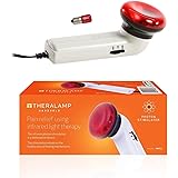 Red Light Therapy Infrared Heating Wand Theralamp – Handheld Heat Lamp with Replacement Bulb – Muscle Pain Relief, Increased