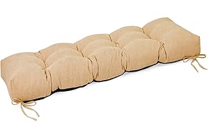 Focuprodu Bench Cushions. Non-Slip Pile Bench Cushion for Indoor and Outdoor in Multiple Scenarios.45x18 Inchs Bench Cushion Ideal Cushion for Benches, Sofas and Raised Windows. (45x18x4, Khaki-1)
