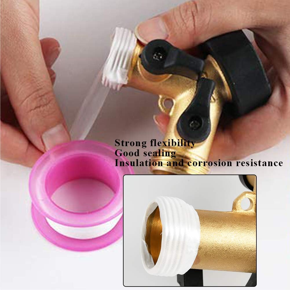 TIMESETL Double Washing Machine Tap 2-Way Y-Dispenser 3/4 Inch for Connecting 2 Appliances, 0.75 inches (outlet), 1.08 inches (inlet) - Image 5