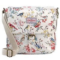 Cath Kidston Oilcloth Mini Satchel Bag Crossbody Blossom Birds Cream 16SS