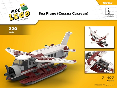 Download Sea Planes (Cessna Caravan) (Instruction Only): MOC LEGO (English Edition) PDF