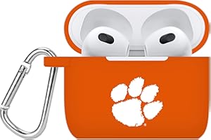 AFFINITY BANDS Clemson Tigers Silicone Case Cover Compatible with Apple AirPods Gen 3 (Orange)