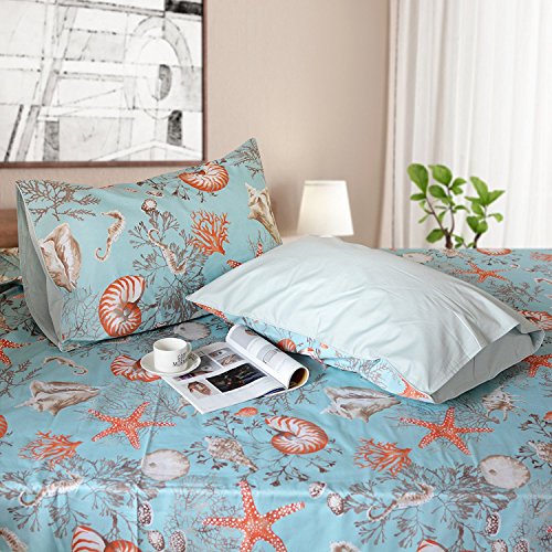 Brandream Luxury Nautical Bedding Set Beach Bedding 3Piece 100