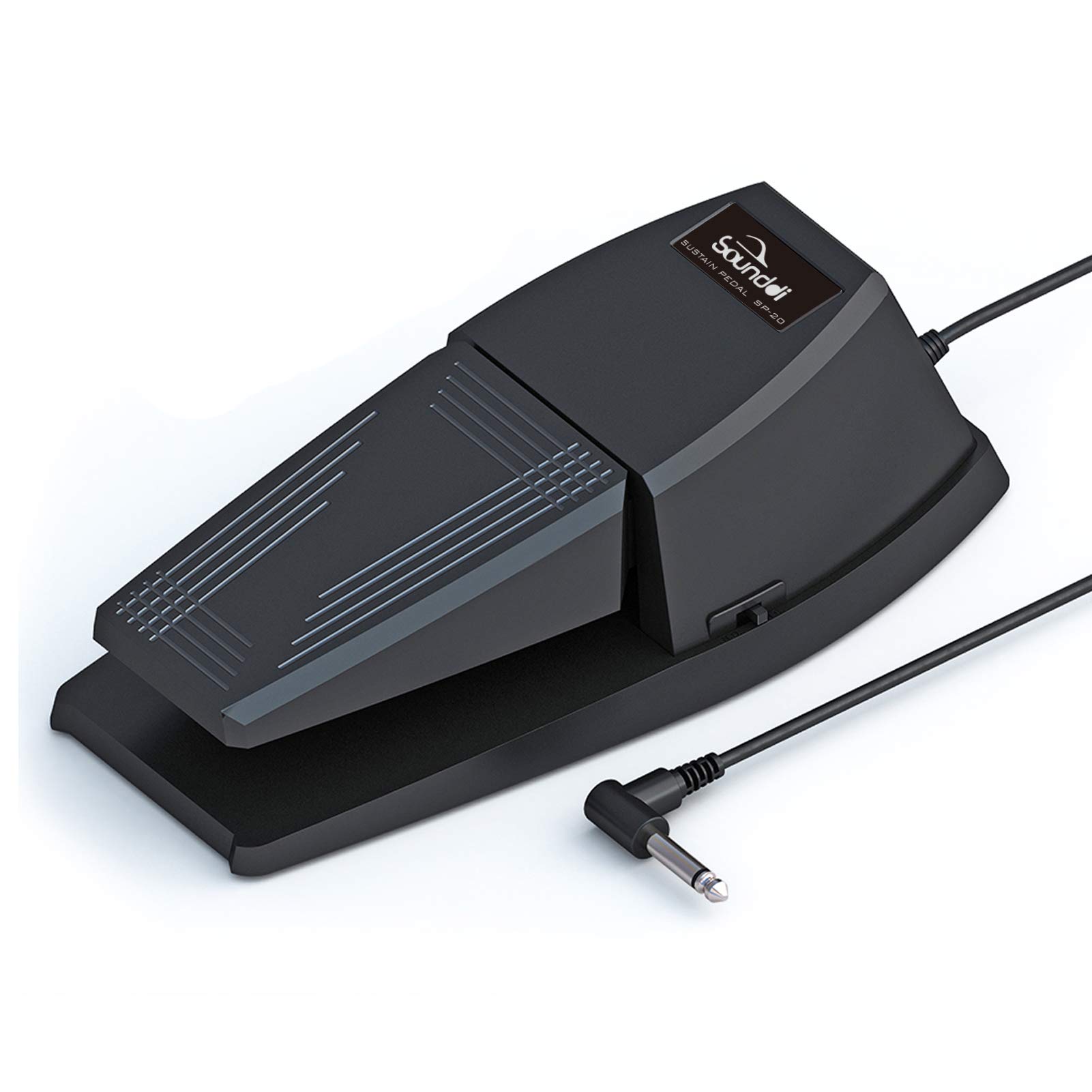 Sounddi Sustain Pedal for Keyboard with Polarity Switch, for Yamaha, Roland, Casio, Korg, Midi Keyboard and Digital Piano-Acoustic Piano'S Sustain Pedal