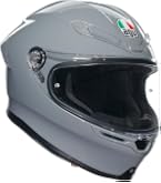 AGV K6 S Full Face Motorcycle Helmet (Black, Small) : Automotive