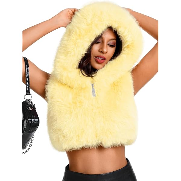 【新品】Treat Ürself Fluffy fur jacket Vickstco Fluffy Faux Fur Women's Scarlf Stole Shawl Shrug Wraps