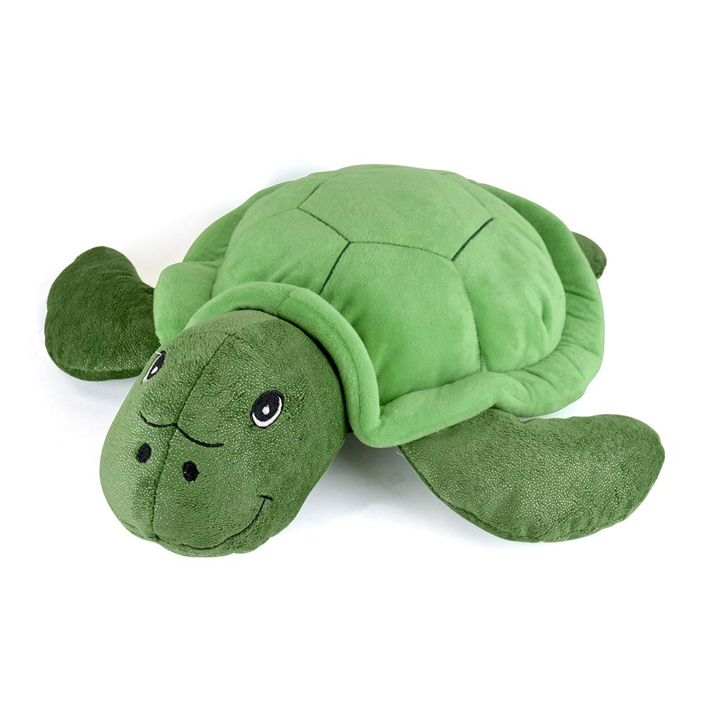 Hot Water Bottles, Long Hot Water Bottle, Novelty Hottie (Kids Green Turtle - 750ml)