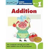 Kumon Grade 1 Addition (Calculation Math Workbooks), Ages 6-7, 96 pages (Kumon Math Workbooks)