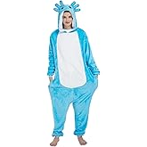 ABENCA Adult Onesie Animal Costume Women Pajamas One Piece Sleepwear Cospaly Halloween Christmas