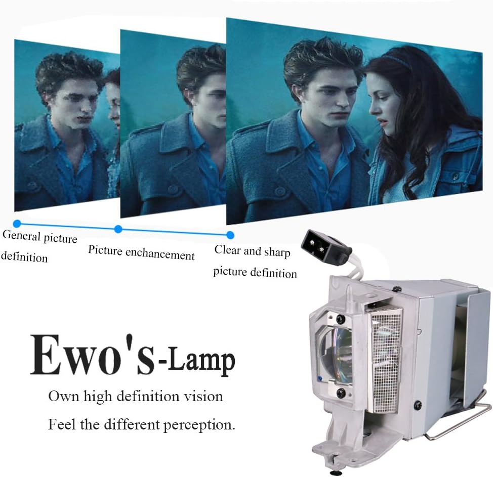 EWO'S BL-FP190E/SP.8VH01GC01 Projector Lamp Bulb for Optoma HD141X HD26 GT1080 W316 DH1009 H182X S316 X316 GT1080darbee Lamp Bulb Replacement: Office Products