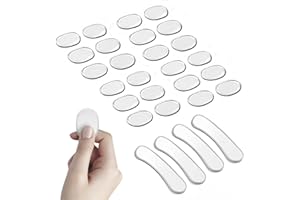 MAKANU Drum Gel, 24 PCS Round and 4 Pcs Long Clear Drum Dampeners for Snare Drum, Silicone Silencers, Mute, Muffler Dampening Gel Pads, Drum Damper for Snare, Tom Drum Cymbals