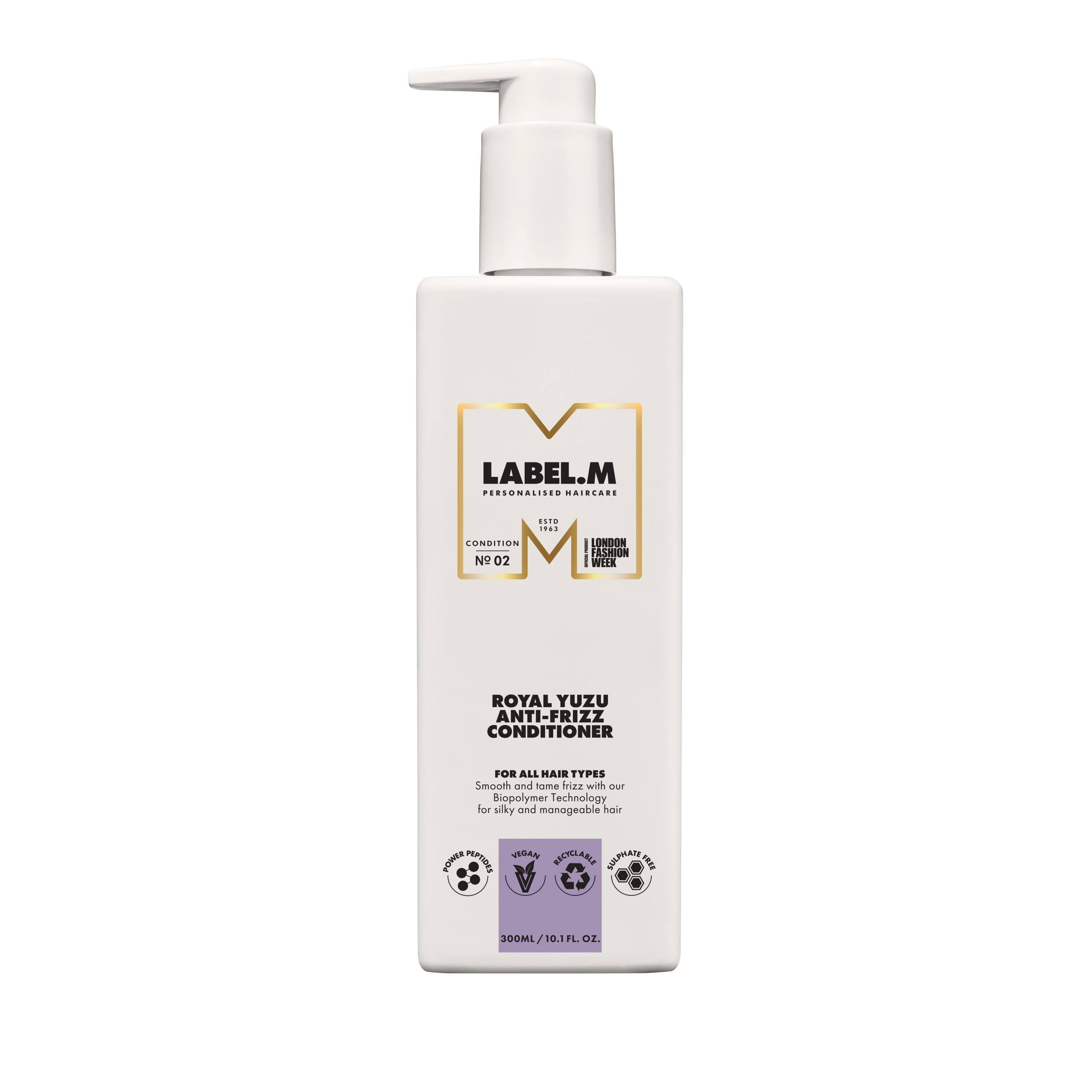 LABEL.M Royal Yuzu Anti-Frizz Conditioner 300ml – With Recyclable Pump