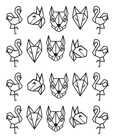 Amazon Com 1 Pcs White Black Web Diamond Retro Nails Art Foil