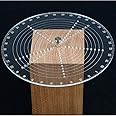 8" Round Center Finder Compass Drawing Maker, Wood Turning Lathe Tools Accessories Woodworking Circle Tool