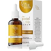 One Luxe Beauty Anti Aging Serum Matrixyl 3000 with Hyaluronic Acid, Peptide Collagen & Argireline – Best Deep Wrinkle Repair & Hydrating Face serum – All skin types Korean Matrixyl Serum 1.01 Fl Oz