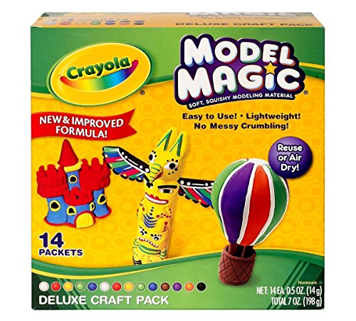 Crayola Model Magic Deluxe Variety Pack, 14 / Pack, Net .7 Ounce