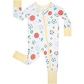 GUISBY Baby Boys' Pajamas Sleep N Play, Baby Clothes, Long Sleeve, Footless,Newborn-2T
