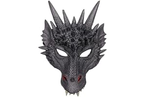 Himine Cosplay Mask Dragon's Head Mask for Festival Party Halloween