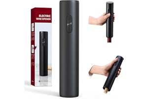 ANNIVERS Electric Wine Bottle Opener Electronic Wine Opener Automatic Corkscrew, Battery Operated One-Touch Opening Easy to U