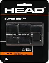 HEAD Super Comp Overwrap Tennis Racket Grip White Black Blue