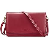 nuoku Crossbody Bag for Women Cellphone Little Purse with Credit Card Slots Lightweight Leather Wristlet Wallet | Cellphone, Little Purse, Lightweight