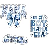 BAVAHA in My Boy Mom Era Sticker Good Moms Say Bad Words Decal Mama Chinoiserie Sticker Funny Boy Mom Club Mother's Day Mommy Gifts Decorations for Car Truck Laptop Windows Water Bottle