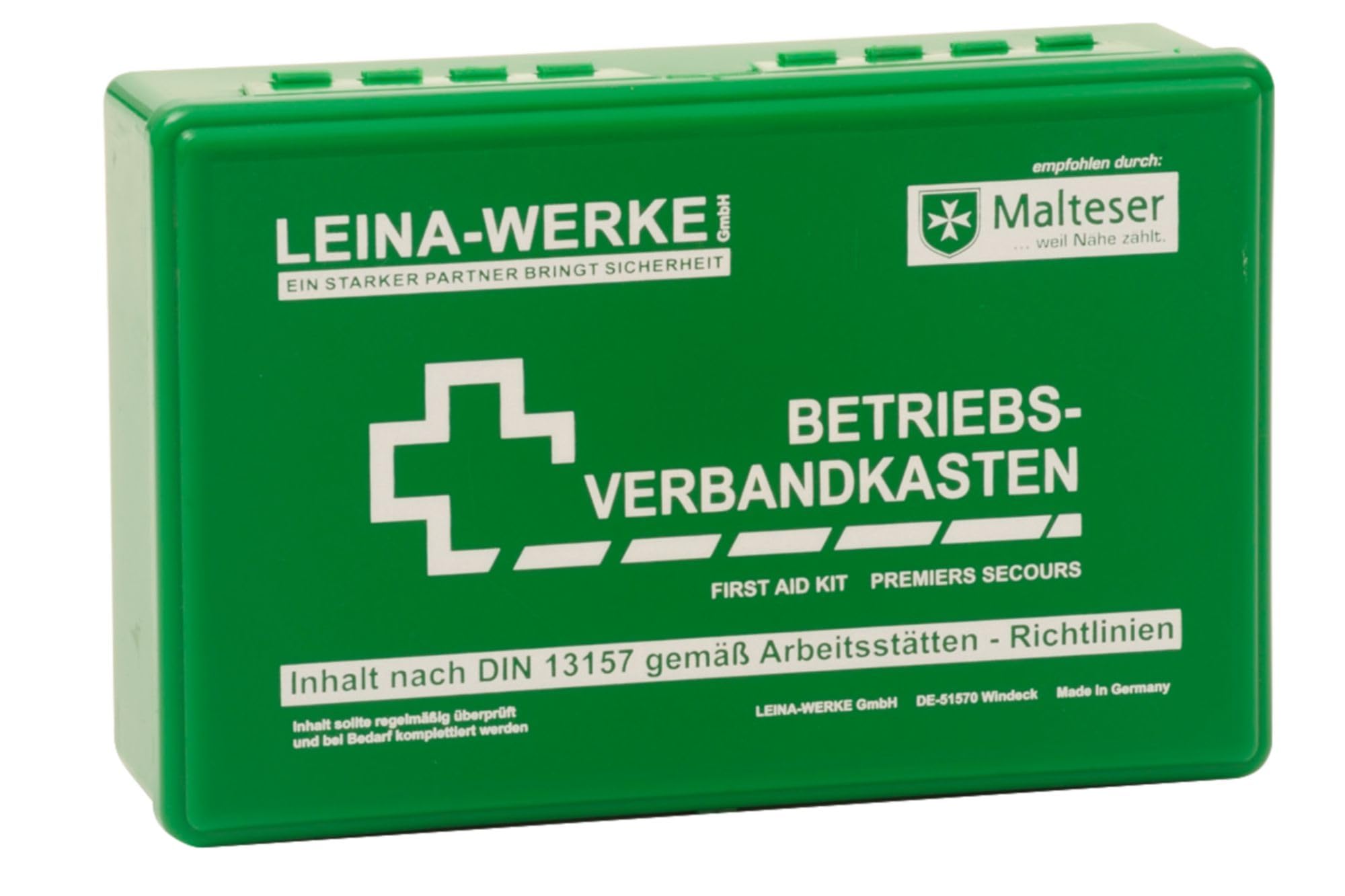 Leina REF20000 Workshop first aid kit, green