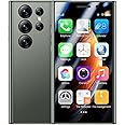 S23Pro 4G Mini Smartphone 3.0 Inch WiFi GPS MT6737 Quad Core Android 9.0 FDD TDD Unlocked Cell Phones Slim Body HD Camera Dual Sim Cute Palm Smartphone (Green 2GB+16GB)