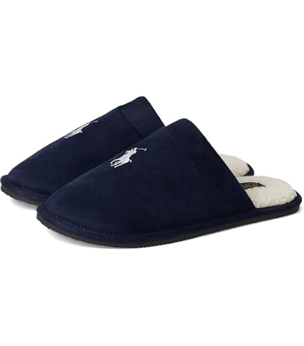 Polo Ralph Lauren モカシン ネイビー Amazon.com | POLO RALPH LAUREN Men's Brenan Moccasin Slippers