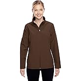Team 365 Ladies' Leader Soft Shell Jacket M SPORT DARK BROWN