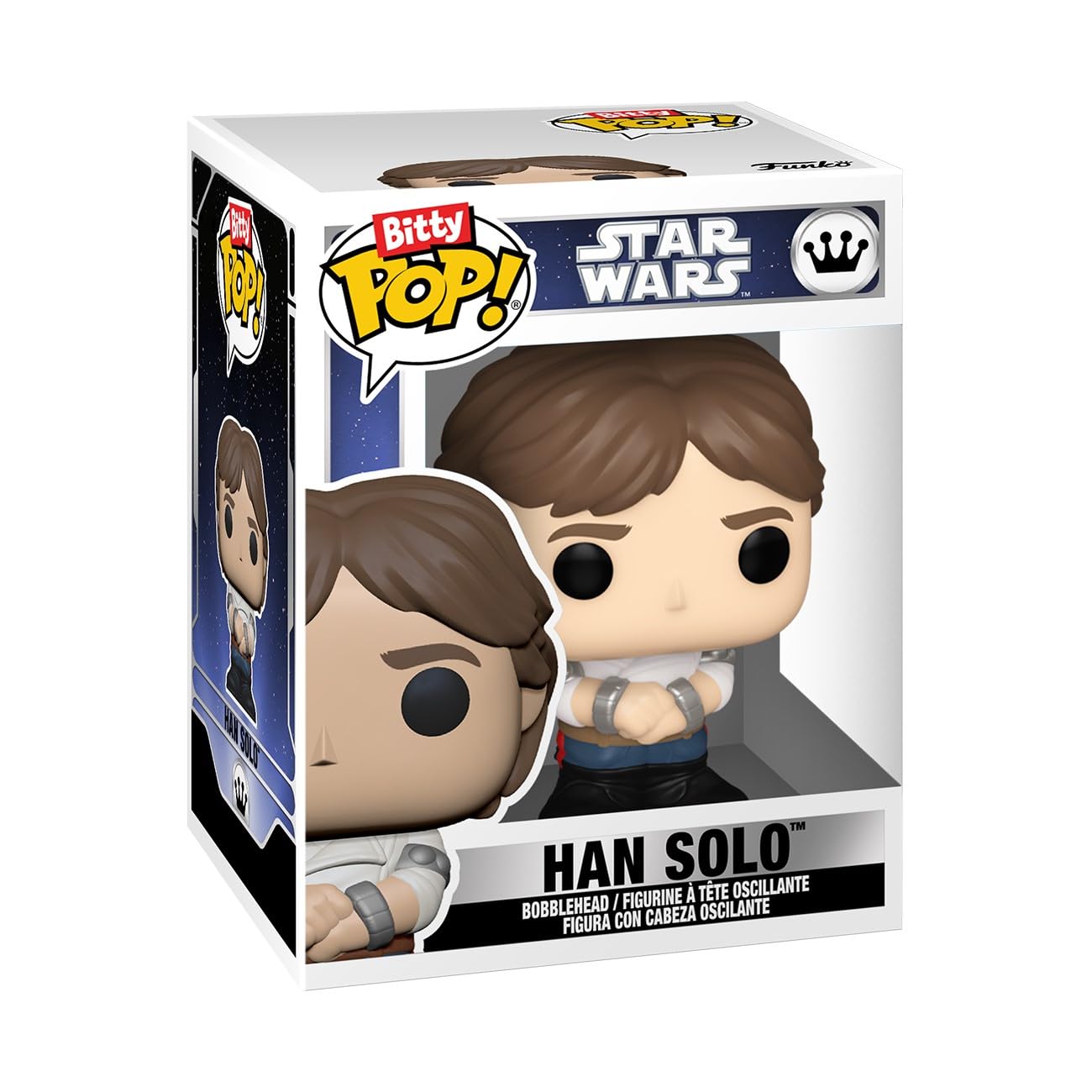 Funko Pop Bitty: Star Wars - Han Solo, Wampa, Dagobah Yoda, & Mystery Chase Figure - (Styles May Vary) and A Surprise Mystery Mini Figure - 0.9 Inch (2.2 Cm) Collectable - Gift Idea