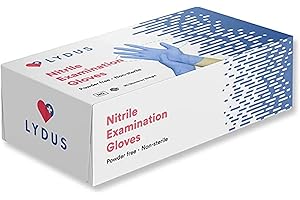 Old South Trading - OSTC Lydus 4 Mil Latex Free Nitrile Textured Finger Exam Gloves - Large (Box of 100)