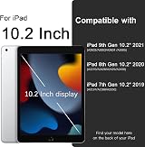 Vobafe iPad 10.2 Case 7th/8th/9th Gen TPU Back Pencil Holder Auto Wake Green view 2