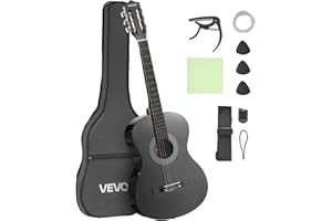 VEVOR Acoustic Guitar, Classical Guitar Starter Kit for Beginners, with Nylon Strings, Basswood Guitar, for Kids Adults Girls Boys Students