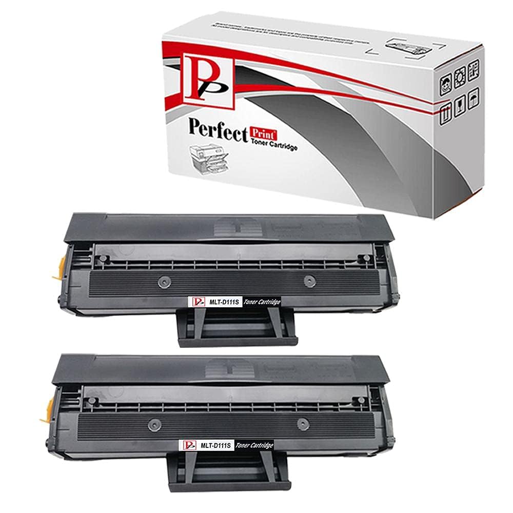 2 PerfectPrint Compatible Toner Cartridges Replace MLT-D111S for Samsung