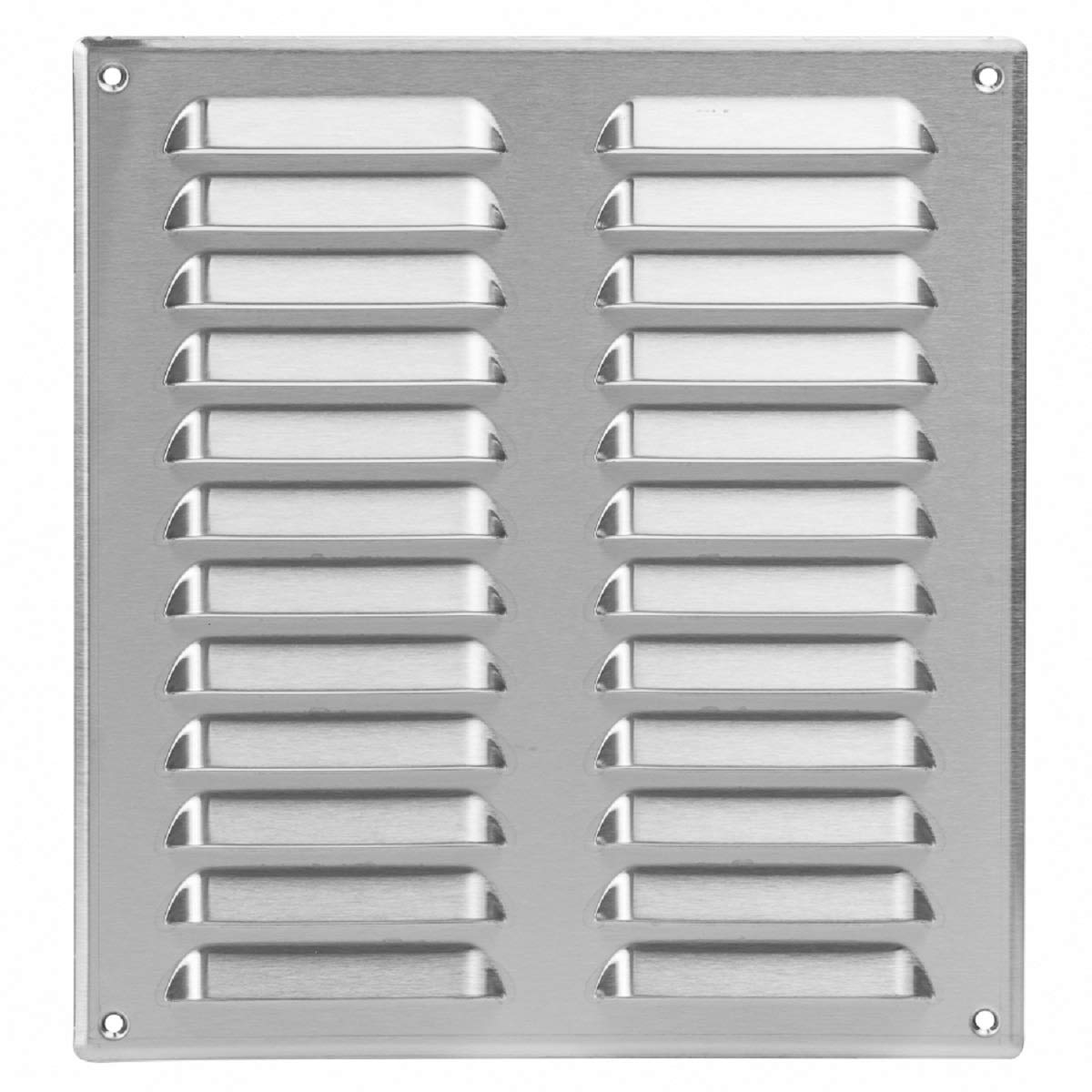 EUROPLAST 260x280mm / 10x11" inch Stainless Steel Metal Air Vent Grille Cover with Insect Mesh - Ventilation Cover