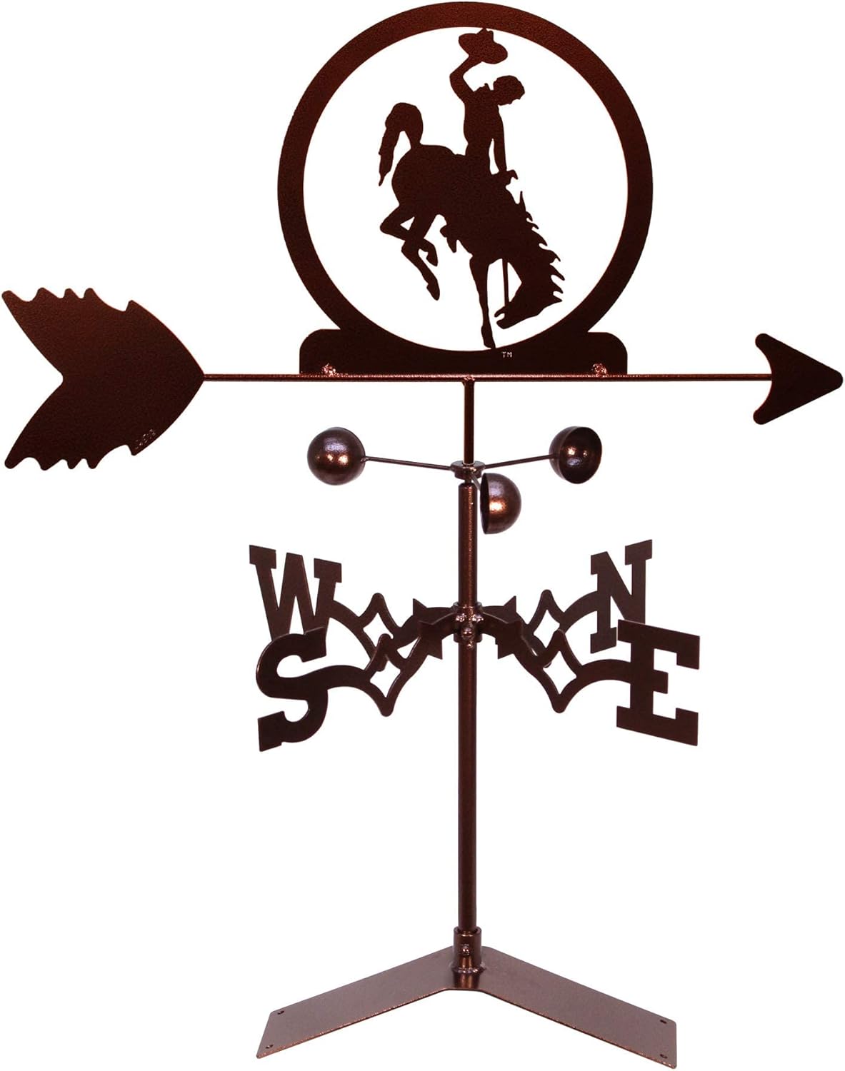 Weathervanes - SWEN Products Wyoming Bucking Horse Weathervane (Roof Mount Included)