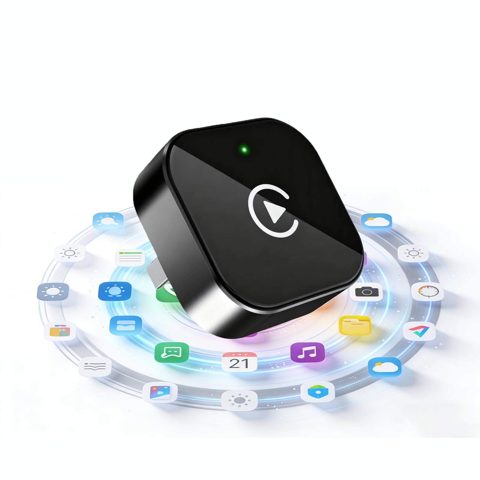 Photo 1 of ysowyne 2026 Wireless CarPlay Adapter for iPhone ?Android,Upgrade Convert Wired to Wireless, Plug and Play,Mini USB Design, Fast Stable Connection,CarPlay Wireless Adapter for Android?iPhone